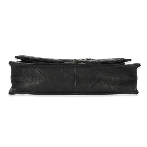 Chanel Black Leather Paris Byzance Reissue Takeaway Flap 